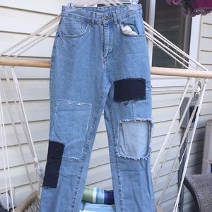 👖Ragged boyfriend jeans👖